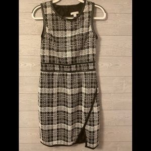 New York & Company Stretch Black and White Plaid dress. Great condition.